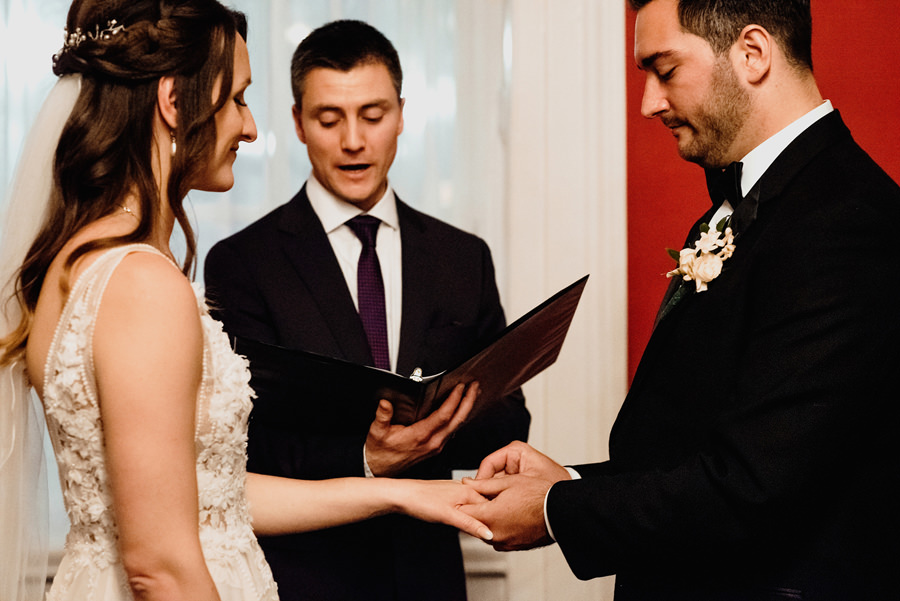 humanistic wedding ceremony NYC - emotional vows